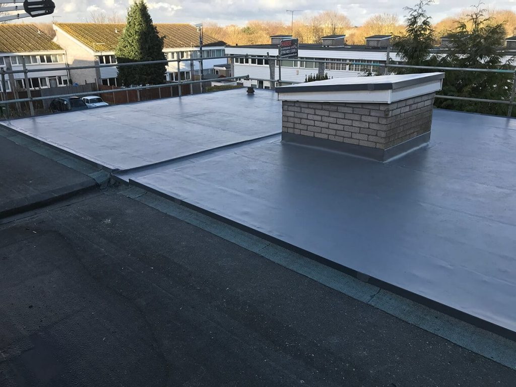 New Flat Roof That Has Been Replaced